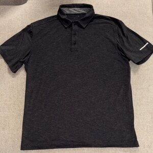 Dark Gray Mens Polo